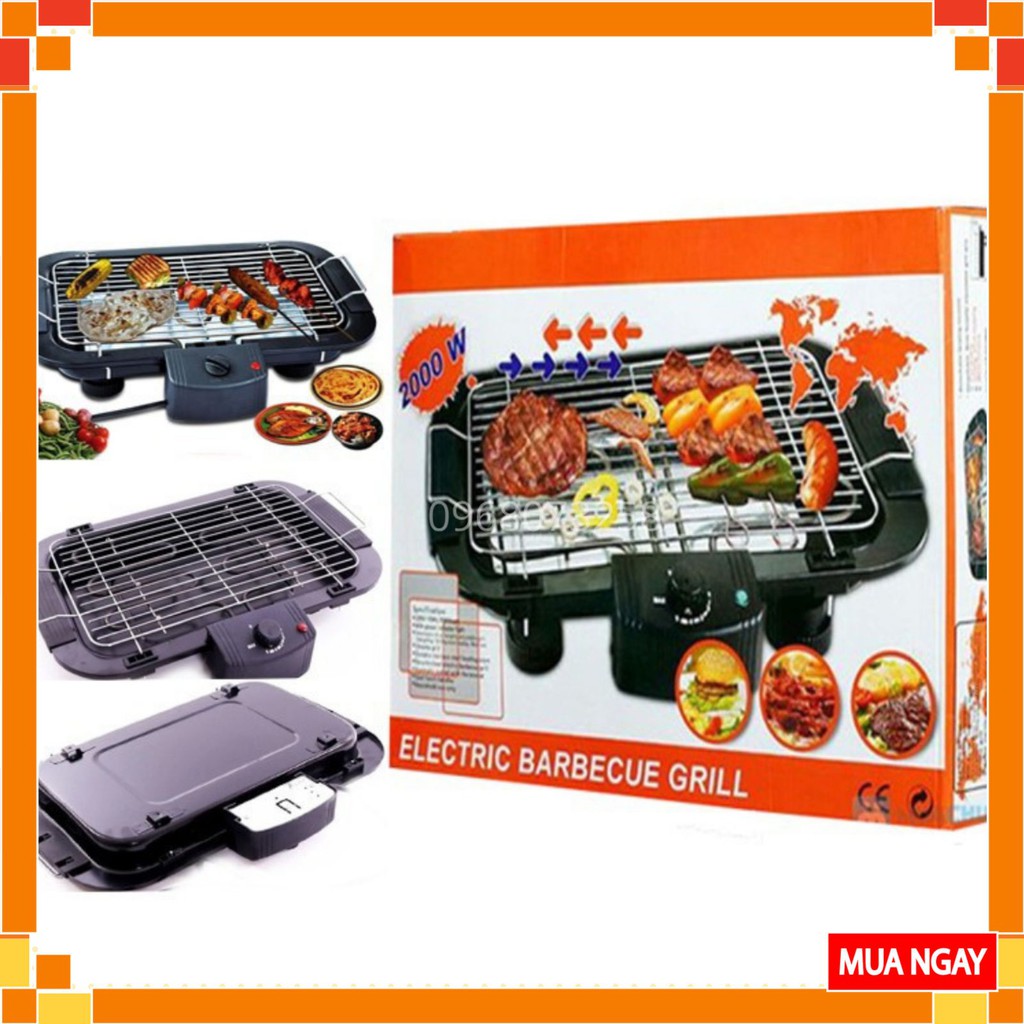 Bếp Nướng Điện Không Khói Electric Barbecue Grill – Bếp Nướng Không Khói Dùng Cho Gia Đình