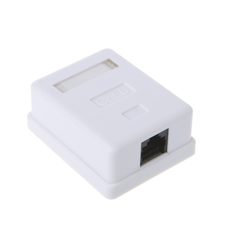 Hộp để bàn CAT6 RJ45 8P8C UTP 1 cổng