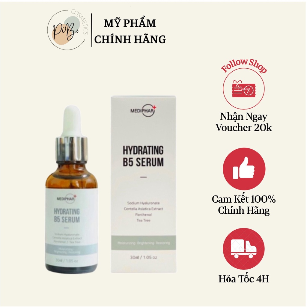 Tinh chất serum cấp ẩm, phục hồi, chống lão hóa da hiệu quả MEDIPHAR+ HYDRATING B5