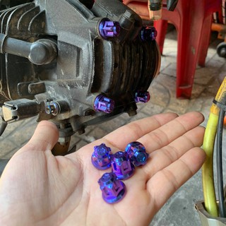 Tán đầu bít titanium GR5 8 ly mẫu Salaza
