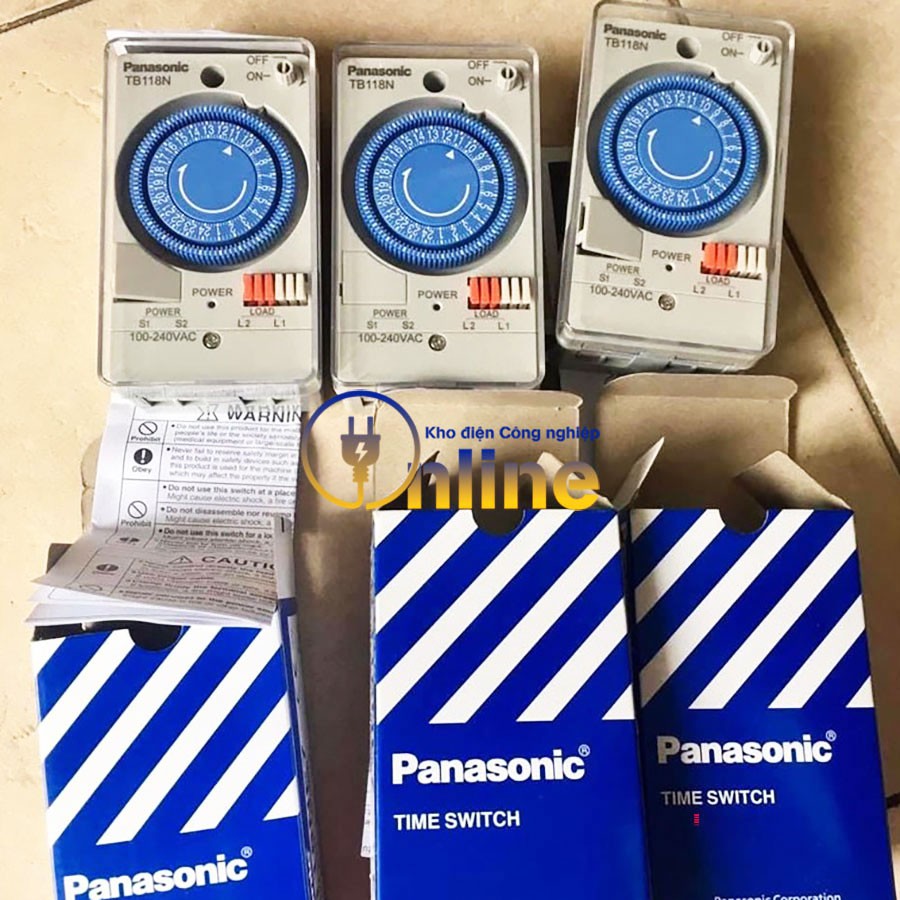 Công tắc cơ điện hẹn giờ tự động Panasonic TB118N