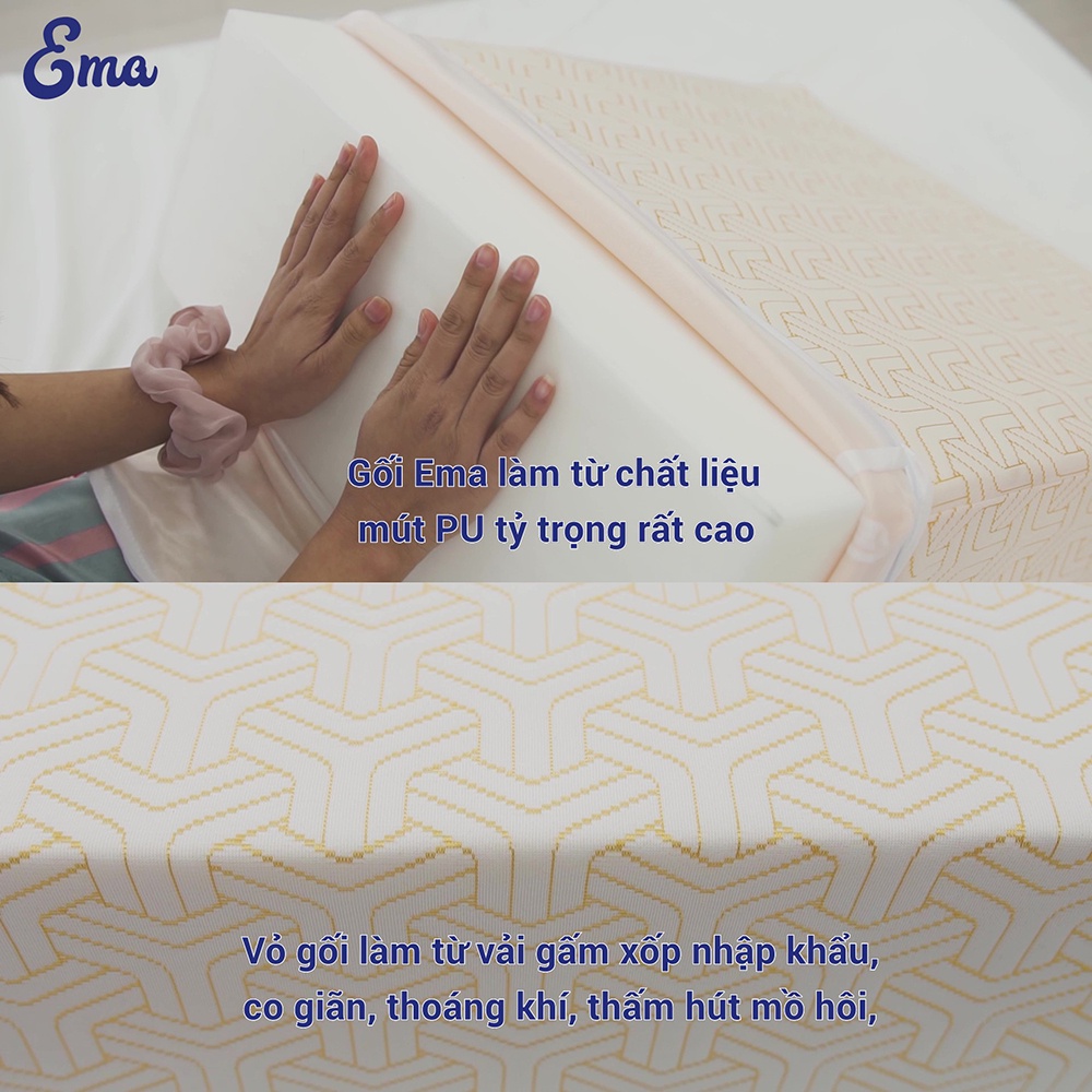 Gối kê chân chống suy giãn tĩnh mạch EMA - Tăng tuần hoàn máu, giảm đau nhức, chuột rút về đêm ở chân