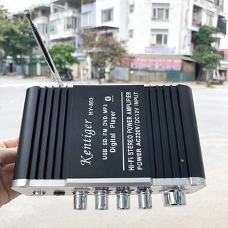 Amly bluetooth, Amly mini Karaoke Kentiger HY 803 âm ly chơi nhạc âm thanh cực đỉnh - Hàng nhập khẩu BẢO HÀNH 12 THÁNG