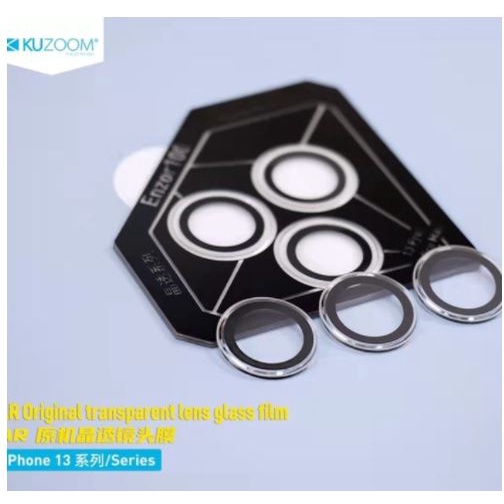 Cường Lực Bảo Vệ Camera Lens Kuzoom Enzor 100 Trong Suốt cho iPhone 11,12,13,13 Pro, 13 Pro max