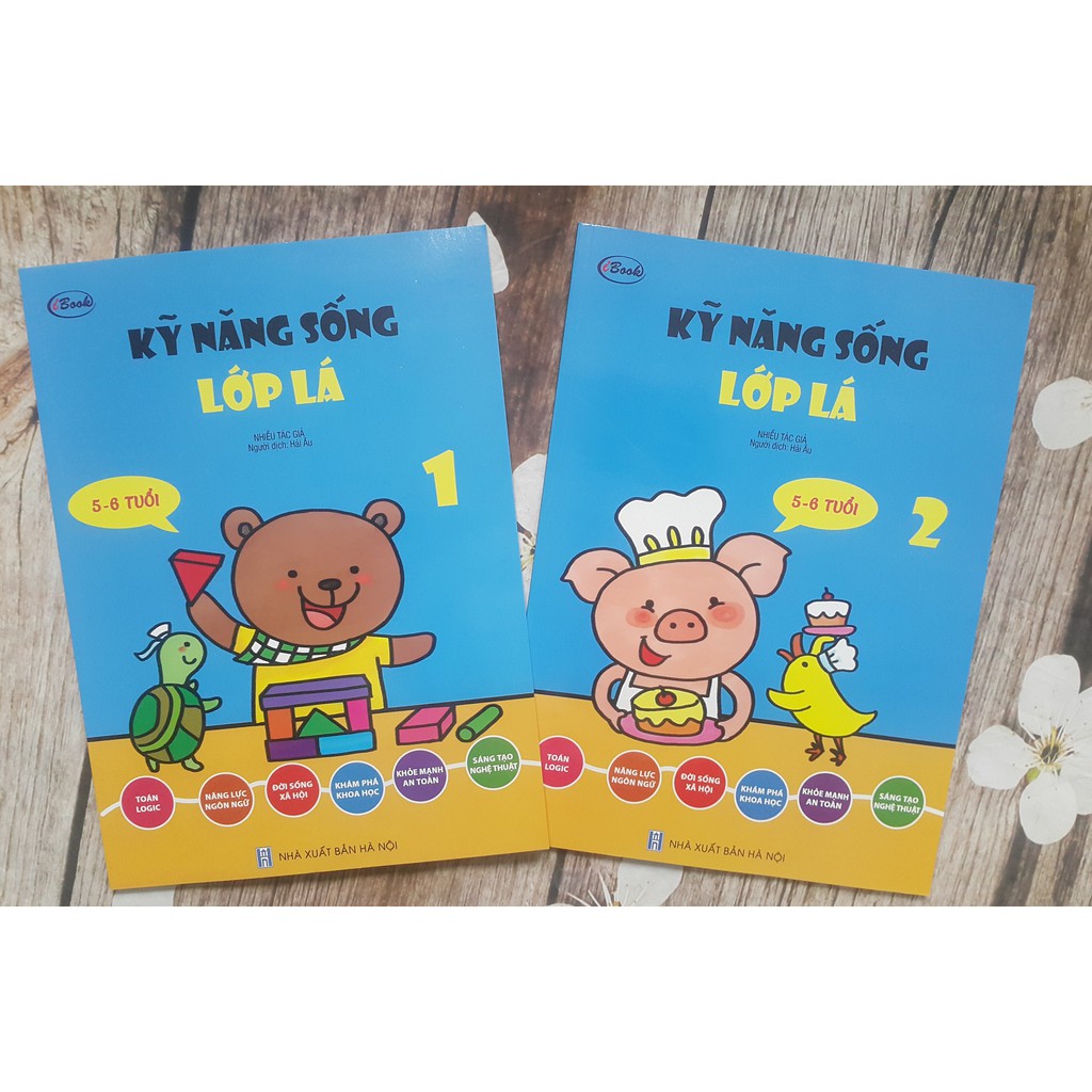 Sách - Combo 2 cuốn Kỹ Năng Sống cho bé lớp lá (giai đoạn 5-6 tuổi) | BigBuy360 - bigbuy360.vn