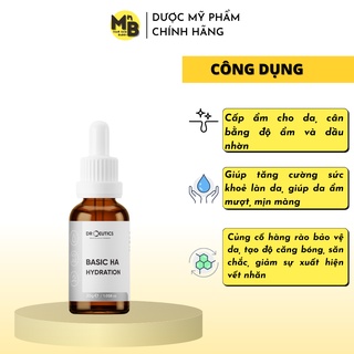 [D03/25] Tinh chất Basic HA Hydration DrCeutics Serum Cho Da Dầu Mụn 30ml 100ml