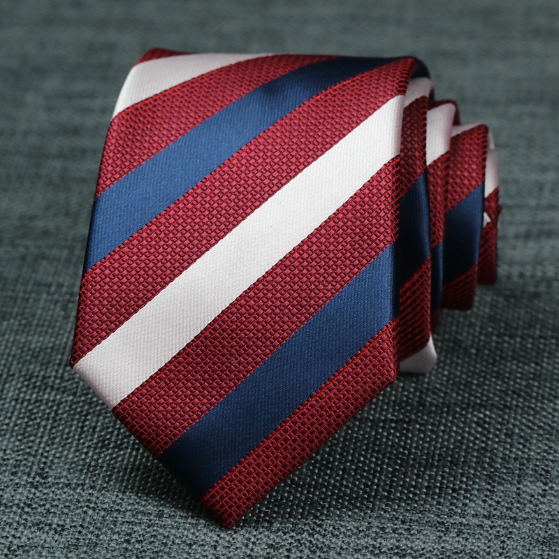 Cà Vạt 7CM Họa Tiết Sọc Thời Trang Dành Cho Nam