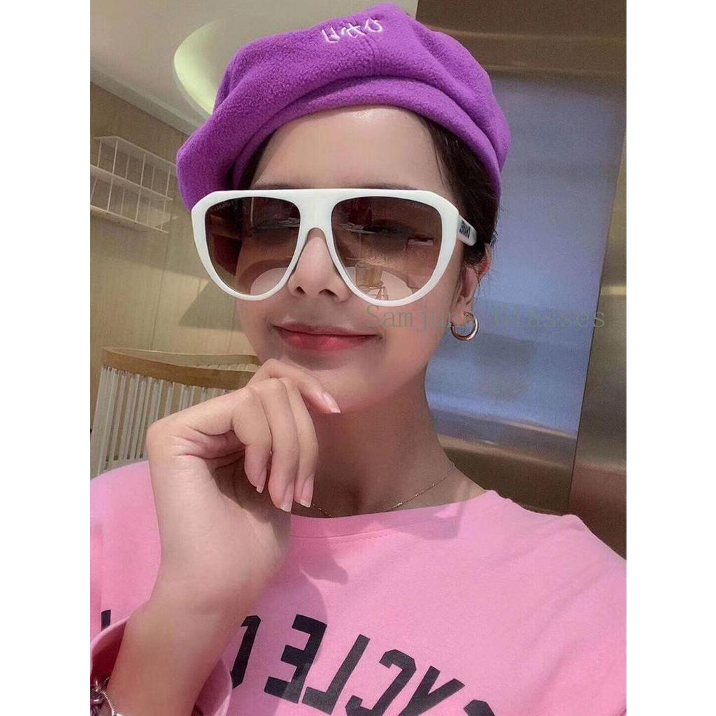Kính Râm Samjune 3376 Gọng Bất Đối Xứng Phong Cách Âu Mỹ Thời Trang 2020 Cho Nữ