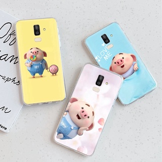 Ốp Điện Thoại Mềm Trong Suốt Hình Heo Dễ Thương Tt66 Cho Samsung Galaxy J7 Plus Prime A72 F62 M62 Pro Duo
