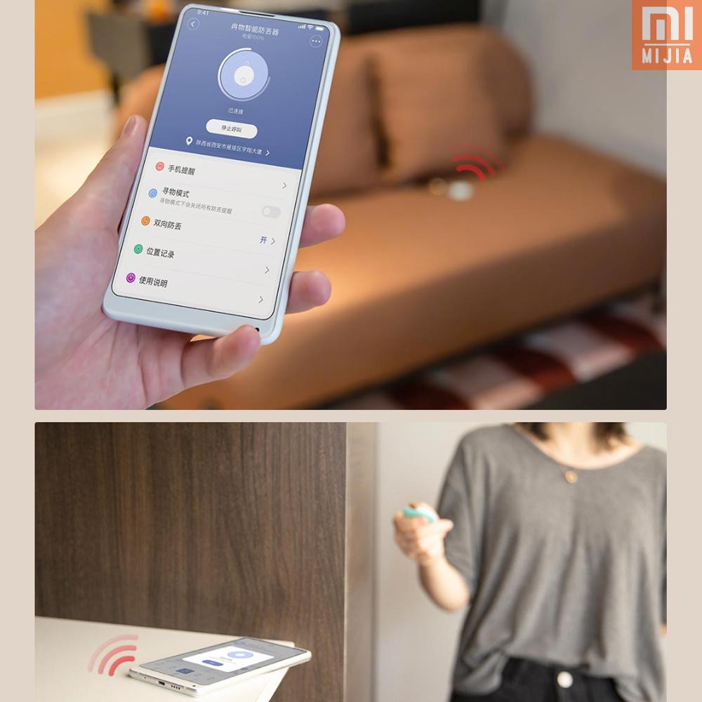 Thiết bị theo dõi thông minh hai chiều Bt chống mất đồ Xiaomi Ranres