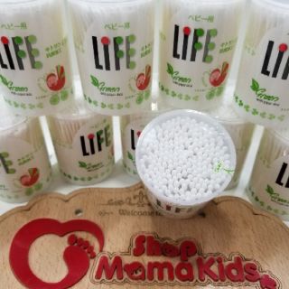 Tăm Bông Kháng Khuẩn Life Baby Hộp 200 Que