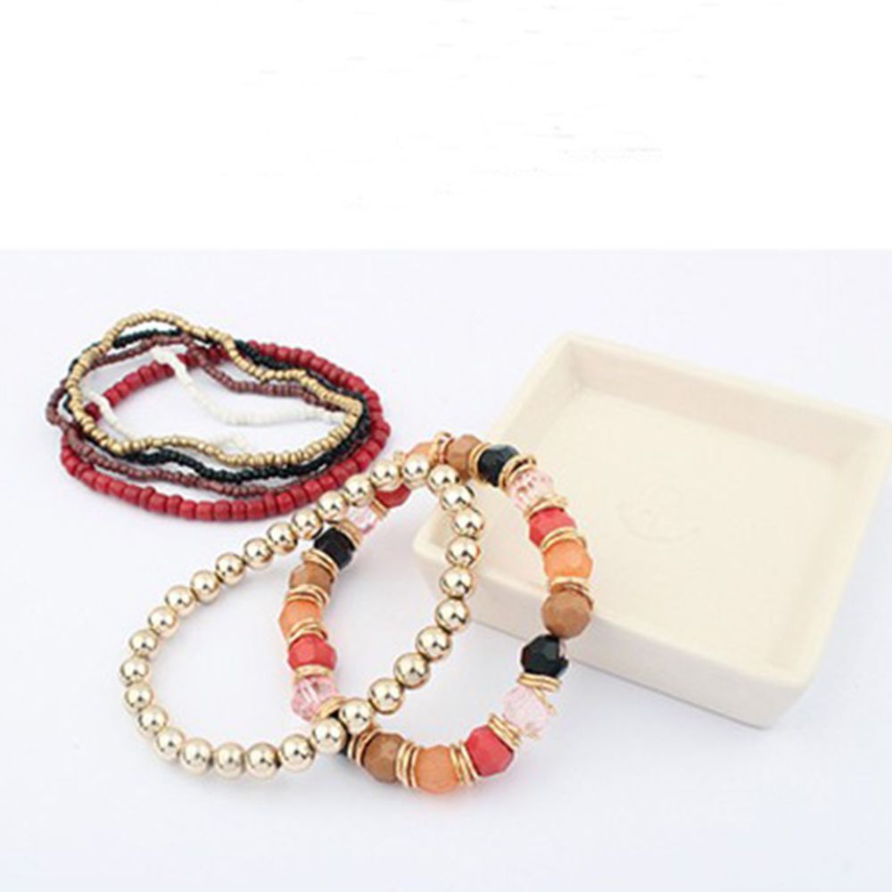 MKEB Vòng đeo tay nhiều lớp phong cách boho độc đáo trang sức cho nữ