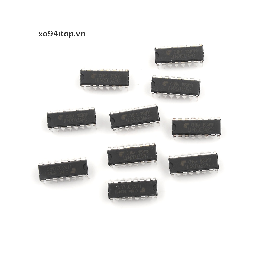 Set 10 linh kiện điện tử ULN2003 ULN2003AN ULN2003APG DIP-16 IC