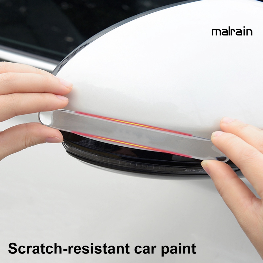 Set 4/6 Miếng Dán Họa Tiết Hoạt Hình Bằng PVC Chống Va Chạm/Trầy Xước Trang Trí Xe Hơi