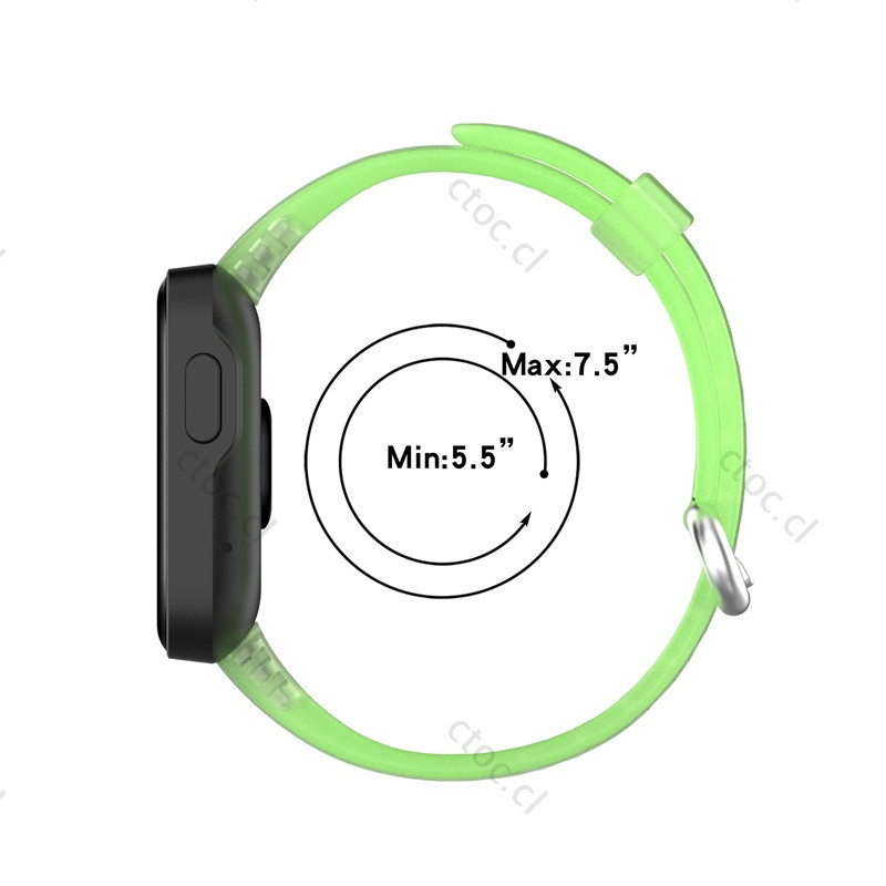 Dây Đeo Thay Thế Chất Liệu Silicon Màu Trơn Cho xiaomi mi watch lite