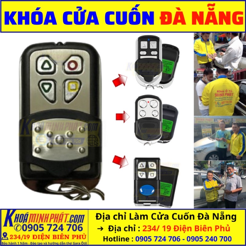 Làm Chìa khóa Cửa Cuốn Đà Nẵng Minh Phát