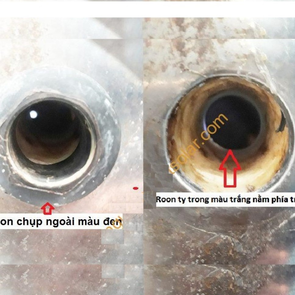 Gioăng ron trong và ron ngoài phi 58, 47, 25, 20 dùng cho máy nước nóng năng lượng mặt trời