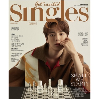 Tạp chí hàn quốc: singles 2022 january _ monsta x minhyuk / monstax