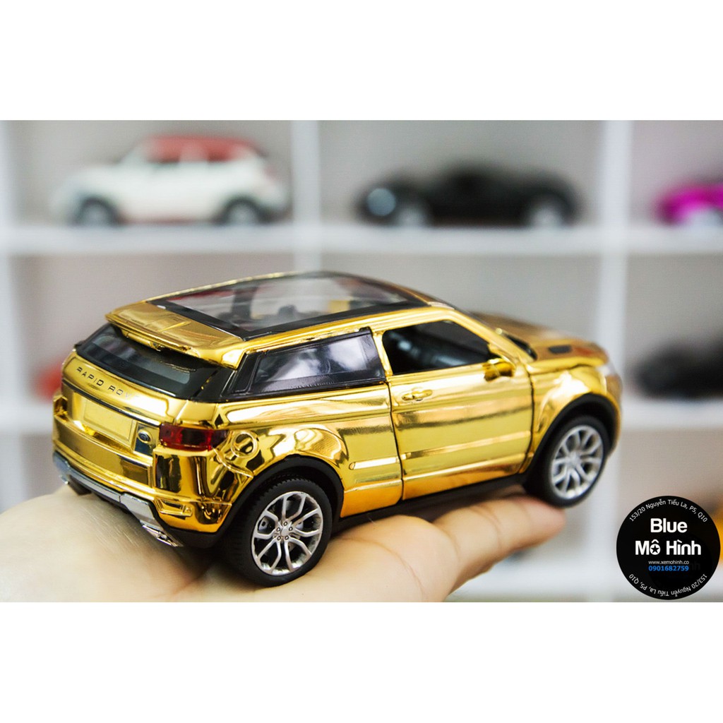 Blue mô hình | Xe mô hình Range Rover Evoque Crom tỷ lệ 1:32