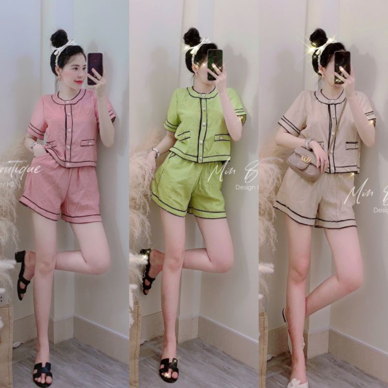 SET BỘ LỤA VIỀN MÍ