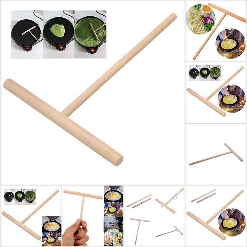 Dụng Cụ Làm Bánh Crepe Hình Tròn Bằng Gỗ Tiện Dụng Cho Nhà Bếp