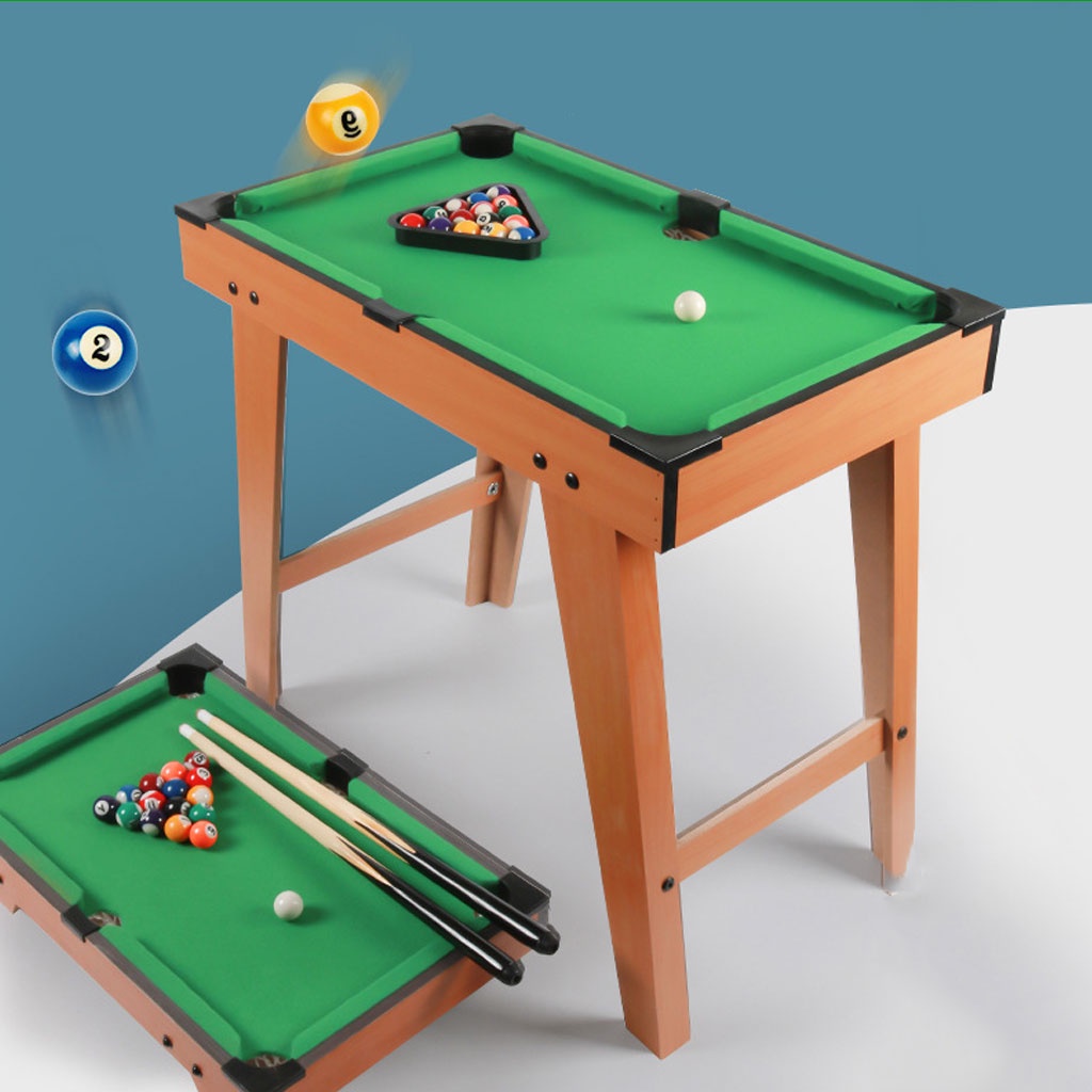 Bàn Bida Mini Bi a Billiards Mini Bida pool Làm Bằng Gỗ Cao Cấp Bảo Hành 6 Tháng Kích Thước: 69x37x60 cm
