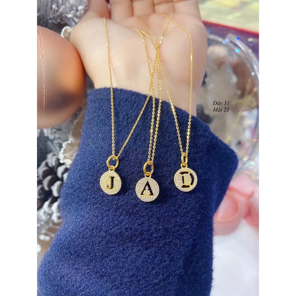 dây chuyền chữ cái theo tên. chất liệu cao cấp