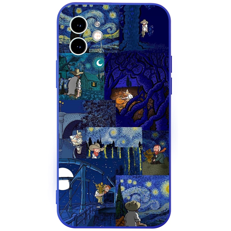 Ốp lưng JURSUE mềm viền vuông chống sốc hình độc lạ Cho iPhone 14 13 12 11 Pro Max SE 2020 X XR XS 8 7 ip 6S 6 Plus Y2267