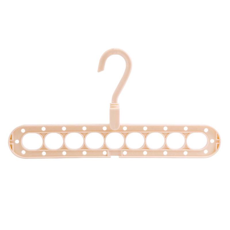 Móc Treo Quần Áo 9 Lỗ Đa Năng Tiết Kiệm Không Gian
