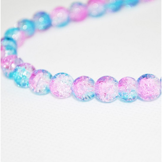 Set 60-20 hạt xâu chuỗi tròn 4/ 6 /8 /10MM dùng làm trang sức thời trang