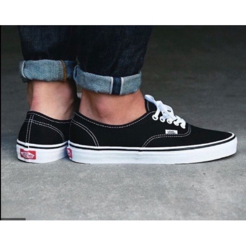 Giày Vans Classic Đen Trắng chuẩn 1:1 Box Xanh