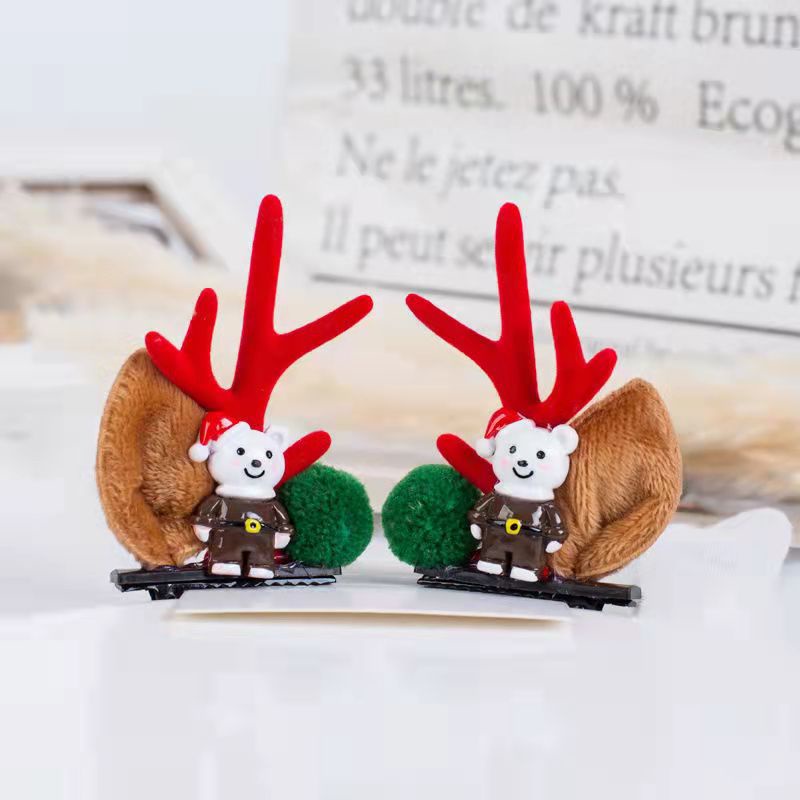 Set 2 kẹp tóc noel cực cute - UniLabel