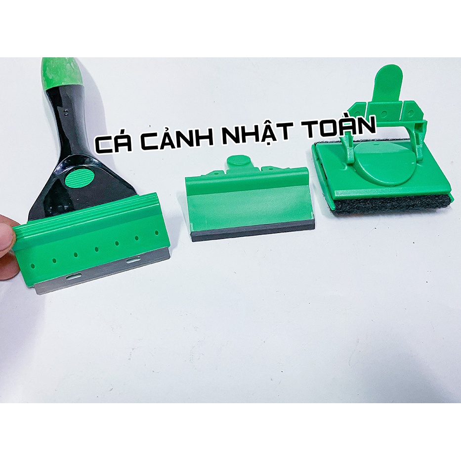 DỤNG CỤ VỆ SINH BỂ CÁ 3 IN 1 CẠO RÊU, CHÀ HỒ 61 ST03A