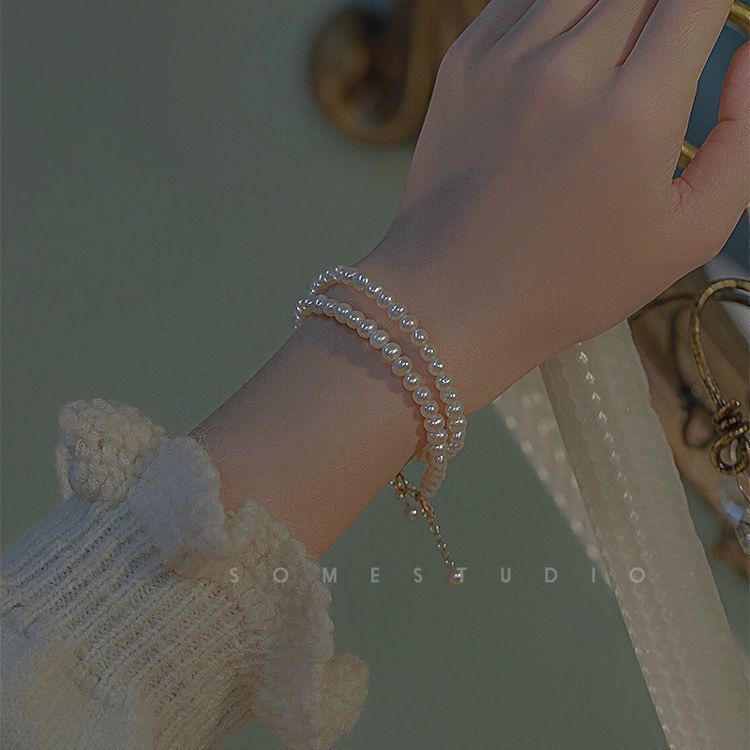 Trả lại đây! Vòng Tay Ngọc Trai Tự Nhiên Tinh Tế Và Sang Trọng Năm Mới Của Bạn Thân May Mắn
