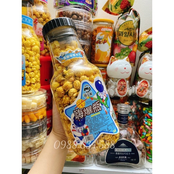 Bắp rang bơ chai mini - Bỏng ngô mini