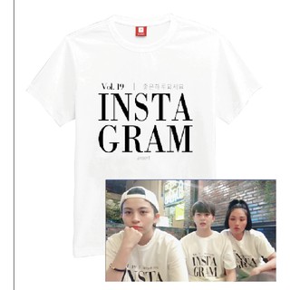 Áo thun nam nữ Hàn Quốc INSTAGRAM - GIL Lê - Miu Lê - Duy Khánh