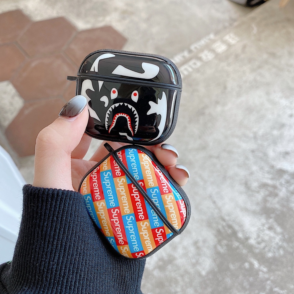 Vỏ Bảo Vệ Hộp Sạc Tai Nghe compatible AirPods Pro 3 3rd/20 2018 Chuyên Dụng Thời Trang Ốp