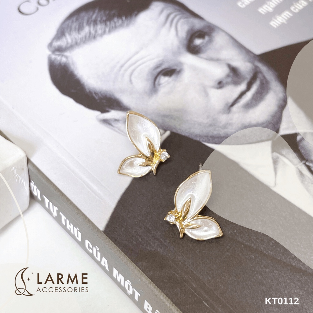 Khuyên tai, bông tai cánh bướm Larme Accessories - KT0112