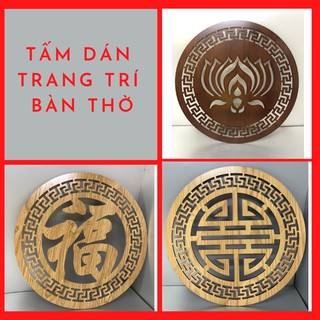 Tấm dán trang trí bàn thờ kích thước 38cm