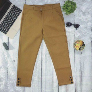 Quần lửng 9 tấc cotton( dây kéo)