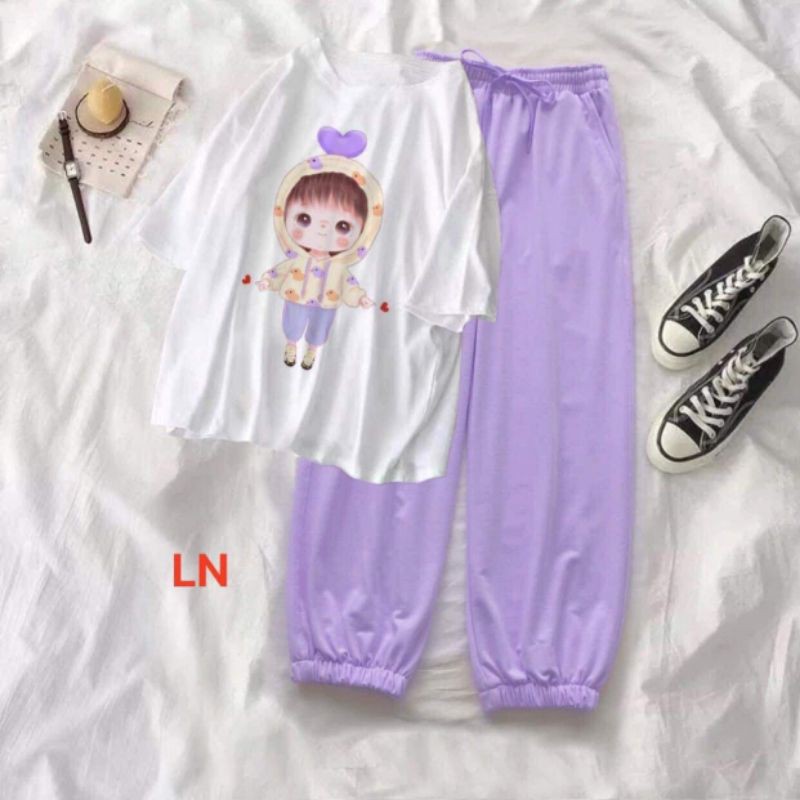 Sét áo cô gái 3d + quần bom | BigBuy360 - bigbuy360.vn