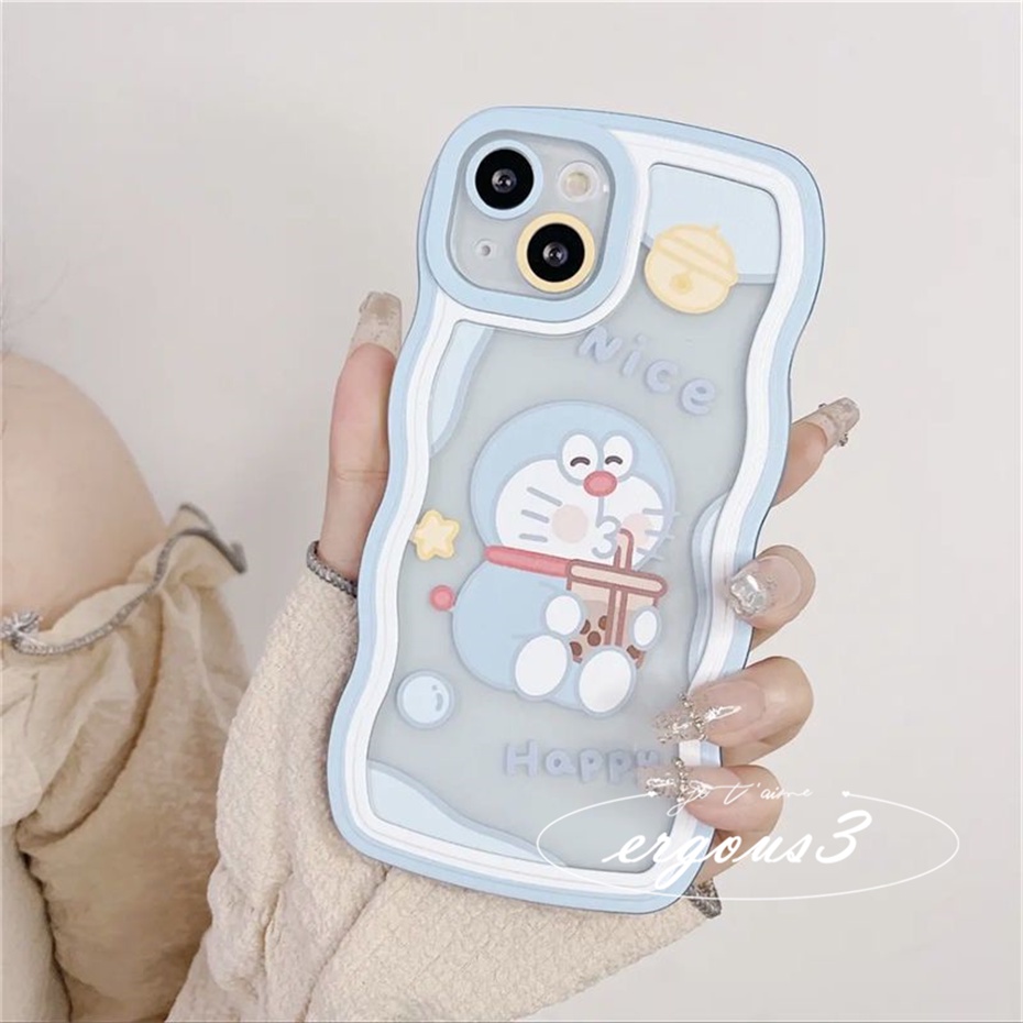 Ốp Điện Thoại Mềm Họa Tiết Doraemon Đáng Yêu Cho iPhone 14 13 12 11 Pro Max SE2020 X XR Xs Max 7 8 Plus