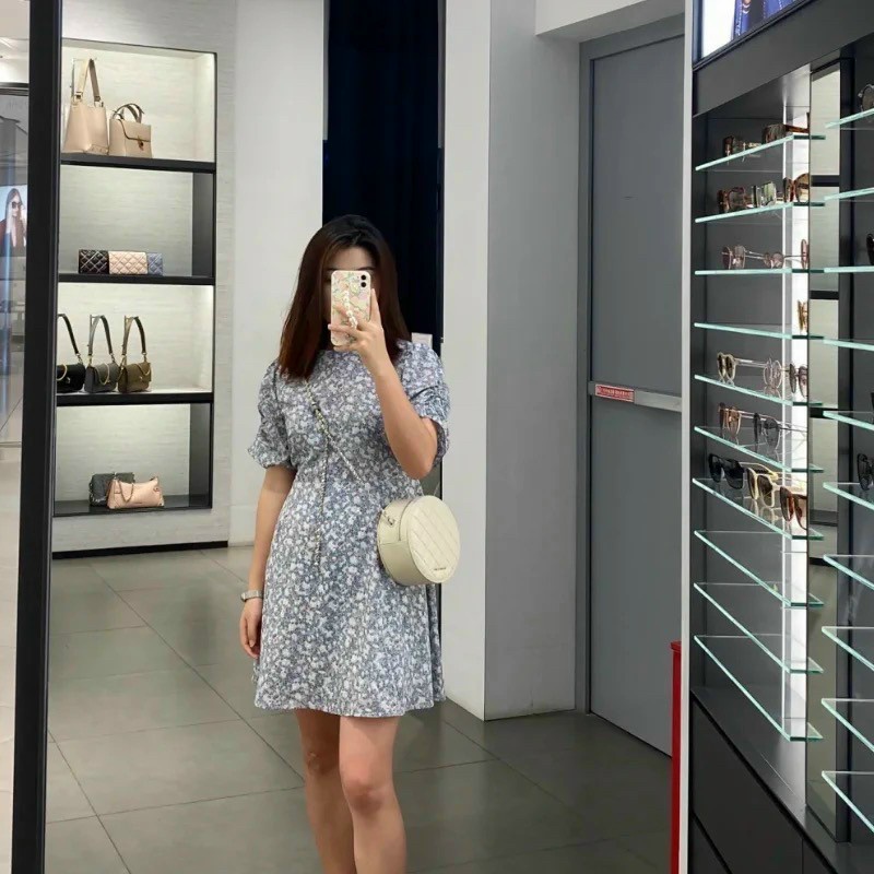 túi đeo chéo nữ dáng tròn CK2-80680915 đủ 2 màu
