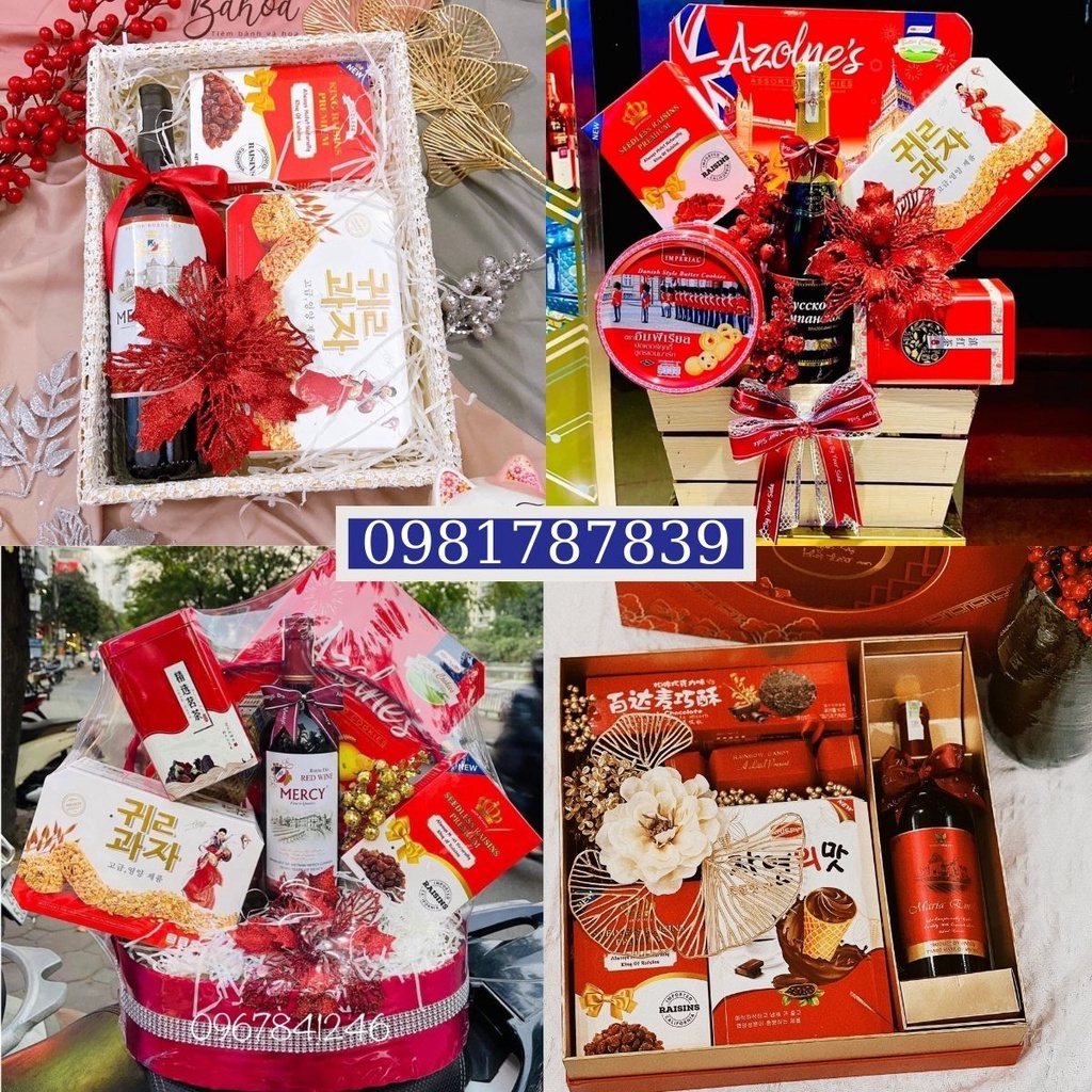 Giỏ Qùa Tết Hộp Qùa Tặng Đựng Bánh Kẹo Đẹp Giá Rẻ Biếu Tết Đơn Giản Sang Trọng Cao Cấp Cho Doanh Nghiệp 2022