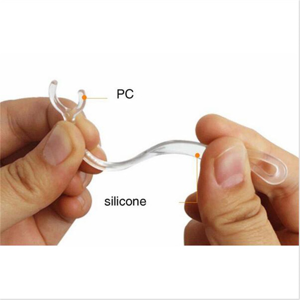 Móc gắn tai nghe đeo vành tai bằng silicon trong suốt