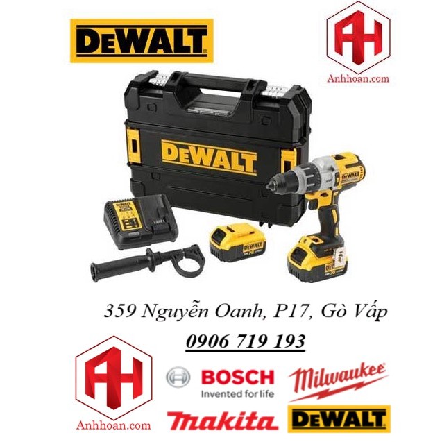 Máy khoan dùng pin DeWALT 18V DCD996 M2 - KR (SET 4Ah)