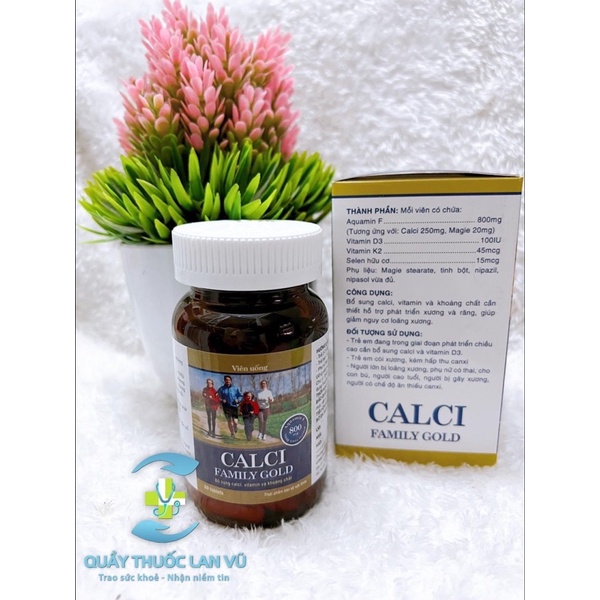 Calci Family Gold giảm nhanh triệu chứng chuột rút do thiếu canxi