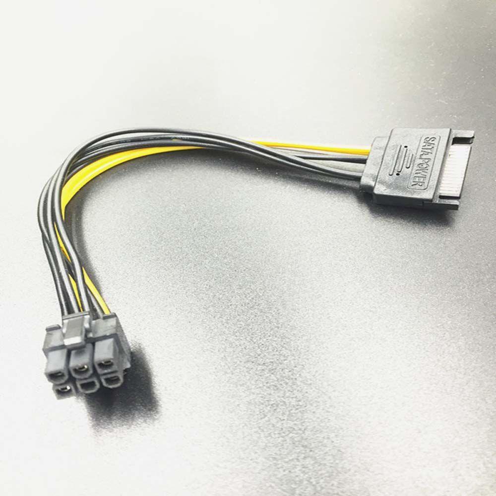 Cáp ChuyểN ĐổI SATA 15 Pin Sang 6 Pin PCI 15 Pin Sang 6 Pin