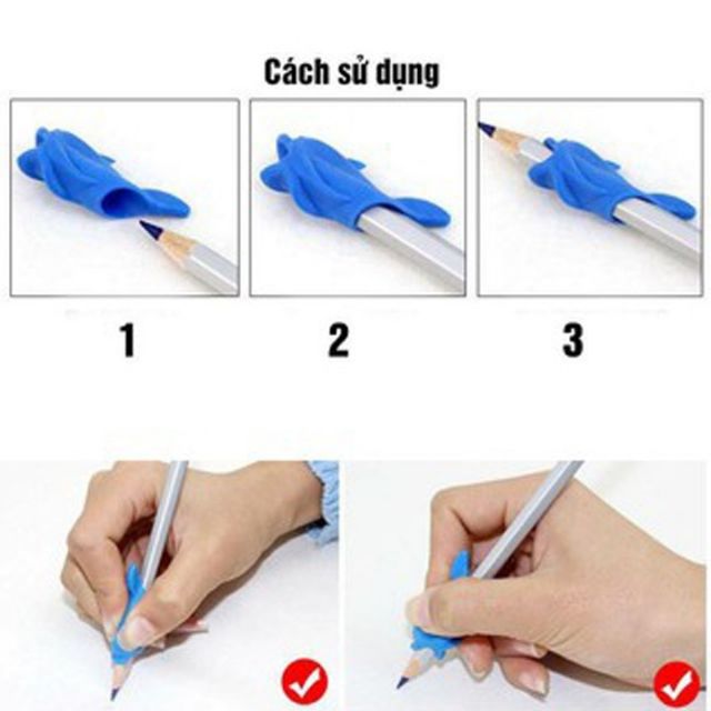 Combo 3 Dụng cụ hỗ trợ cầm bút đúng cách