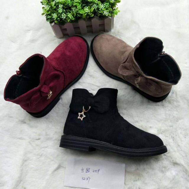 Bốt cổ thấp da lộn size 28-37